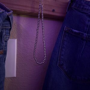 Silver Beaded Necklace